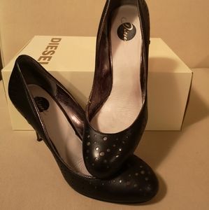Diesel genuine leather shoes heels